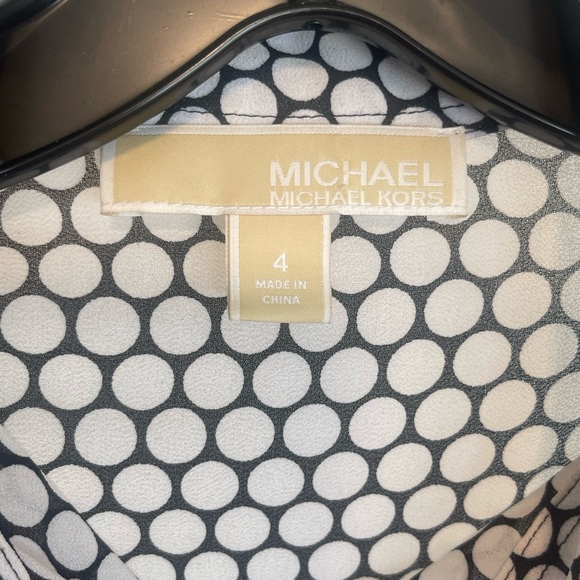 Michael Kors black and white Shirt Dress with box pleats - Picture 4 of 7